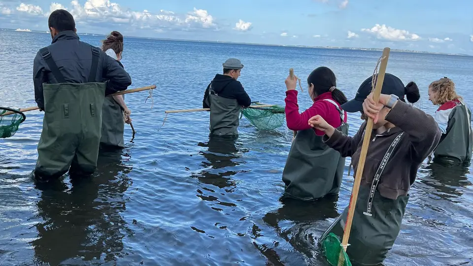 Kursister på fisketur Søg dansk statsborgerskab