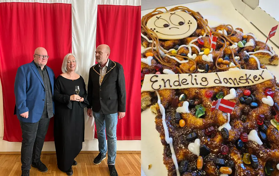 Isabella Friis Johansen med Borgmester Anna kursist