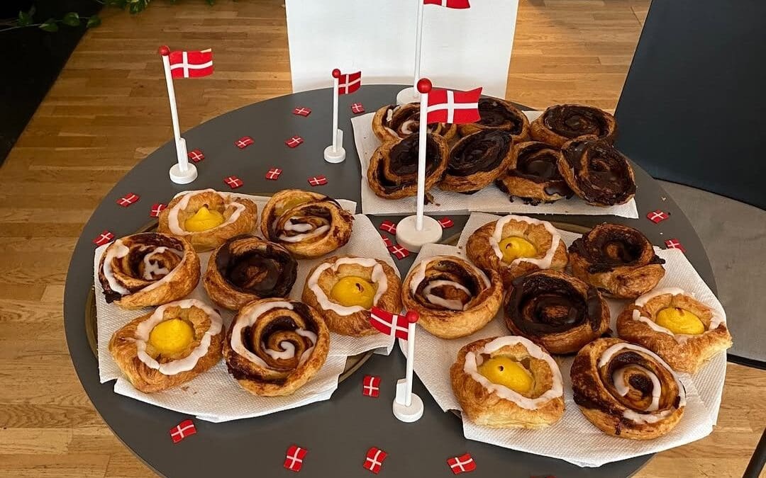 Danish for breakfast: walk-and-talk and pastries